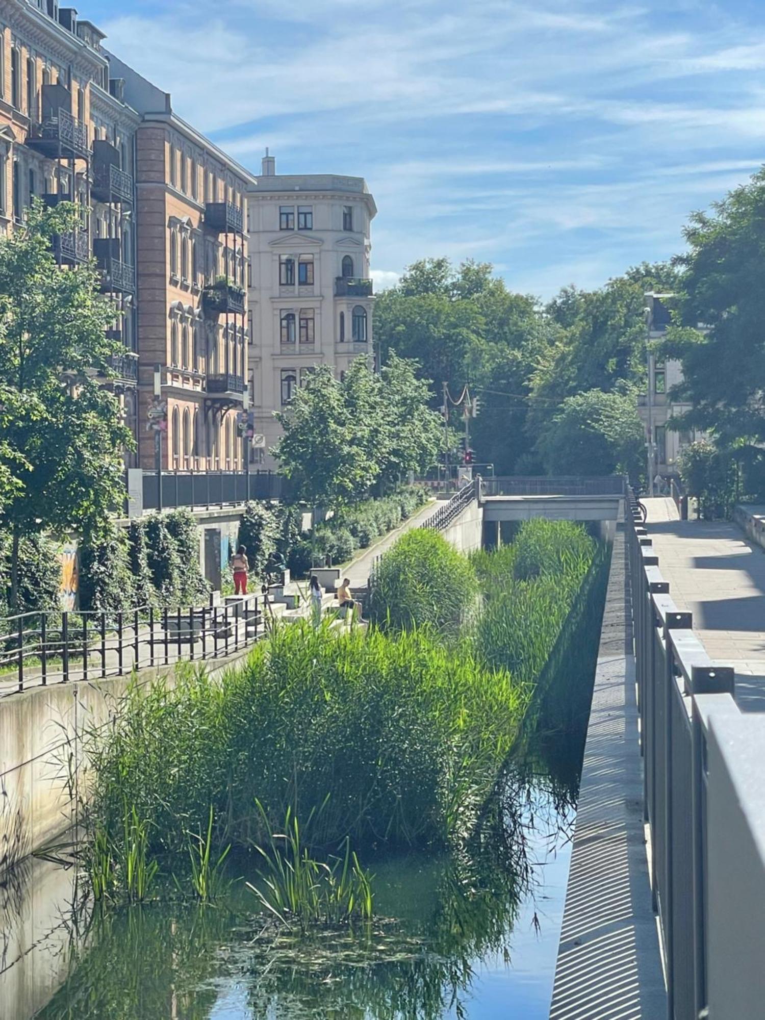 Innenstadt Refugium In Ruhiger Wasserlage+Balkon ライプツィヒ エクステリア 写真