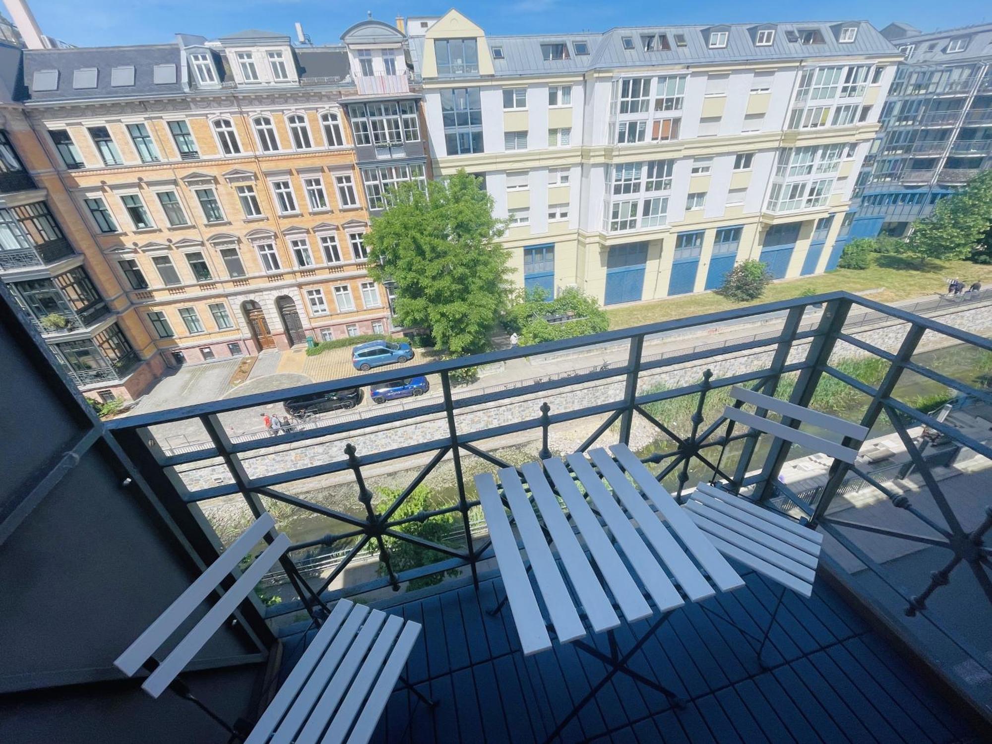 Innenstadt Refugium In Ruhiger Wasserlage+Balkon ライプツィヒ エクステリア 写真